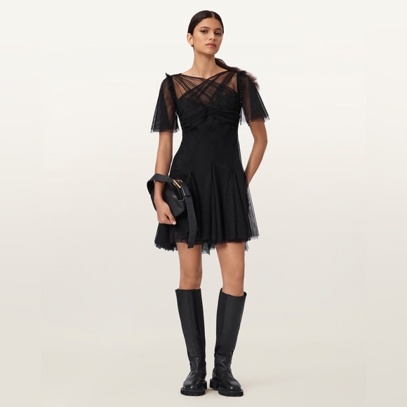 All Saints Dresses & Skirts - Lovely! Allsaints Madi Tulle dress black size 4